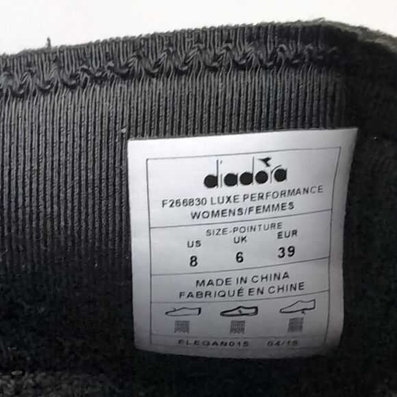 Diadora Barre slippers socks shoes size us 8 - Picture 3 of 3